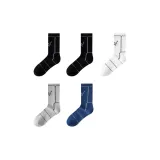 [5 упаковок] Черный + Черный + Белый + Серый + Синий