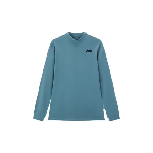 Jeep Глубокий морской синий Мужские термофутболки