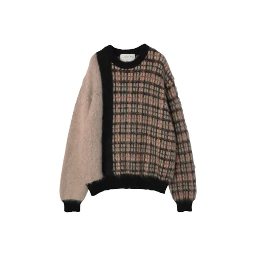 CULLNI x DAKS LONDON Fw25 Асимметричный Мохер Shaggy Пуловер KNIT Трикотаж Унисекс