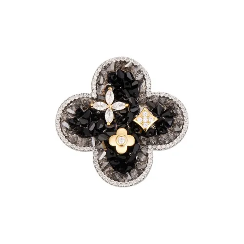 Lockstarfy Crystal Brooches Women's