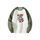 Темно-зеленый и абрикос