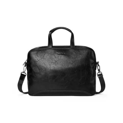 NAVIGARE Сумка из коровьей кожи обычная мужская черная