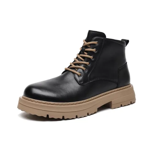 SENJIALUO Короткий ботинок Martin каблук 3,5 см мужской