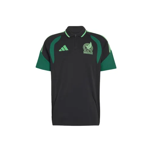 Adidas Mexico Мужское Поло Черное