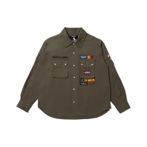 A BATHING APE x Kazuki Kuraishi Fw25 Рубашка Мужская