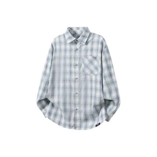 AULDEY Синий Унисекс Рубашки