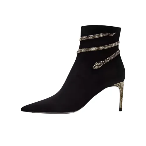 RENE CAOVILLA Cleo Ботильоны Женские Черные