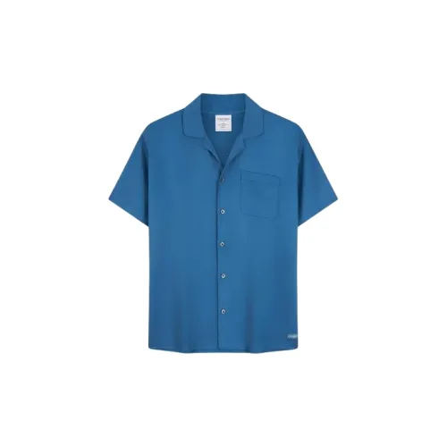 Calvin Klein CHA Глазурный Синий Мужской Халат для ванной