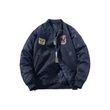 Темно-синий, зимний, утеплённый, без капюшона