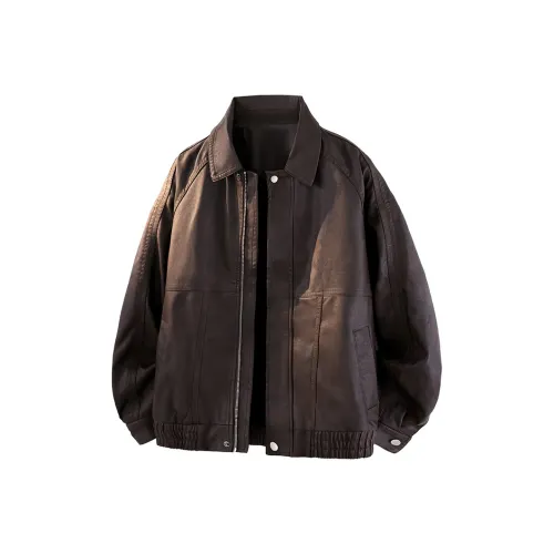 NVKR Унисекс Кожаные куртки