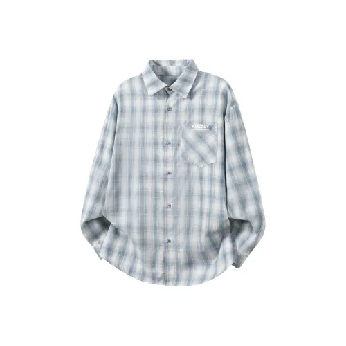 AULDEY Синий Унисекс Рубашки