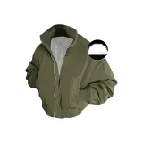 Армейский зеленый [Хлопковый пуховик утолщенный и утепленный]