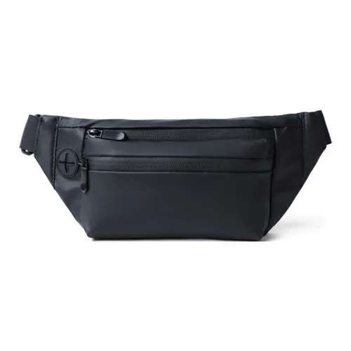 EBLAN Ткань Sling Сумка Мужская Черная