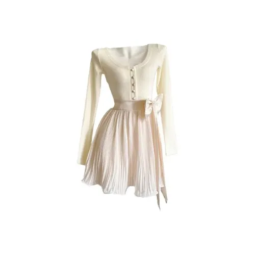 VENICEW Длинное платье с длинными рукавами женское