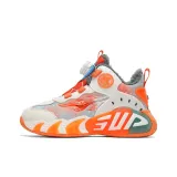 Белый, оранжевый, утеплённая обувь