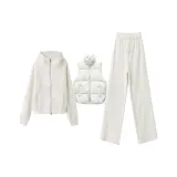 Абрикосовое пальто + абрикосовый жилет + абрикосовые штаны