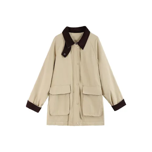 LSFJ CC Светлый хаки Женские пуховики