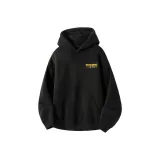 Черный - Без капюшона веревка (с флисовой подкладкой)