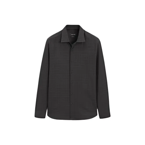 Massimo Dutti Серые Мужские Рубашки