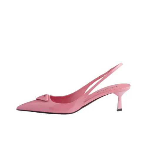 PRADA Узкий каблук Высокие каблуки 5,5 см Женские Розовый