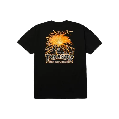 HUF co-brand x Thrasher Co Бренд Fw25 T-Shirt Унисекс