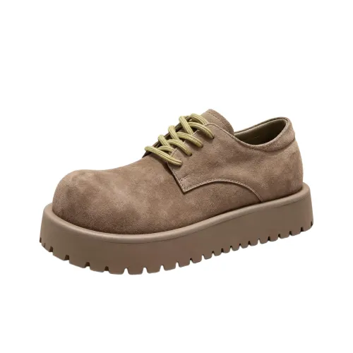 NIUHAN Мужские повседневные туфли Low Top Khaki Мужские