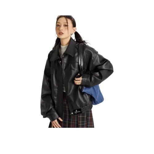 PAINT STAIN Кожа Куртка Унисекс