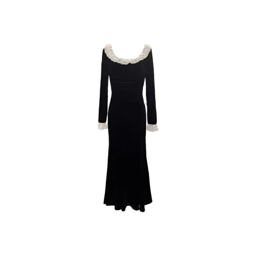 VENICEW Длинное платье с длинными рукавами женское