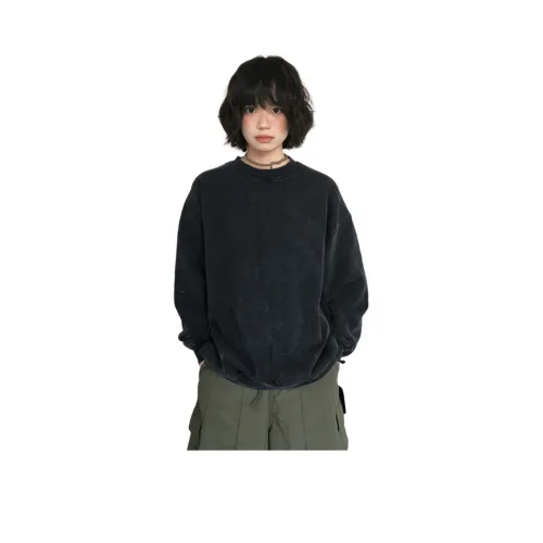 YIWANSHIDUO Черный Серый Цвет Унисекс Свитшоты