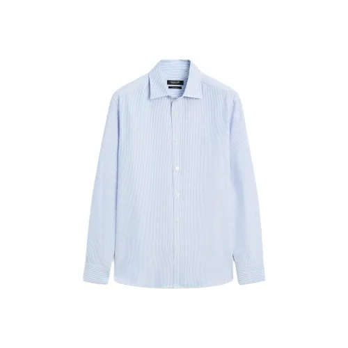 Massimo Dutti Мужские Синие Рубашки