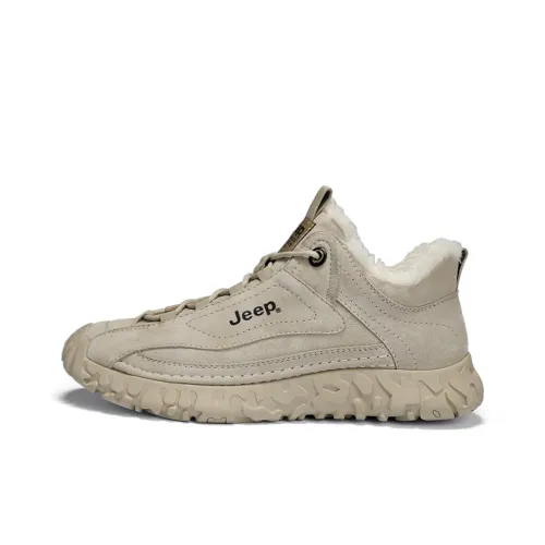 JEEP Термический Устойчивый к Износу Ботинки для Носка Мужские Песочного цвета