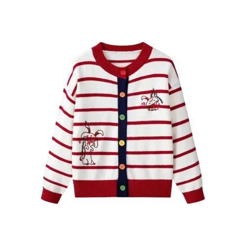 CHOCOOLATE Красный и Белый Полосы Женская Трикотаж