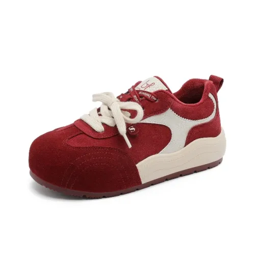 BAFFN Легкий Низкий Топ с Флисовой Подкладкой Немецкая Армия Кроссовки Женские Томат Красный