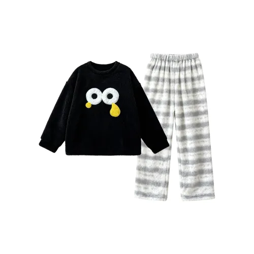 O'MESIK Черный Женский Пижамный Комплект