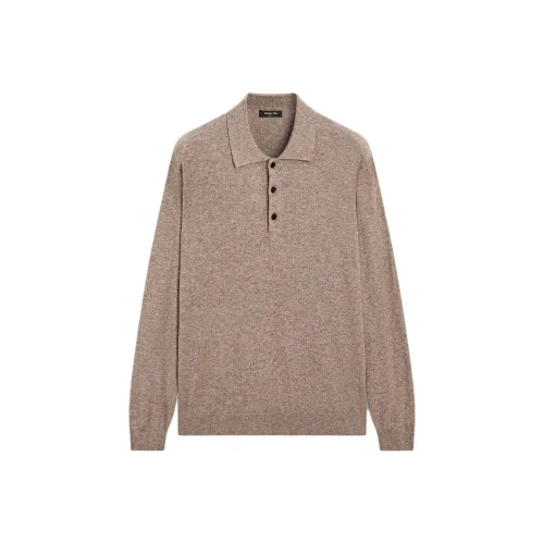 Massimo Dutti Коричневый Мужской Трикотаж