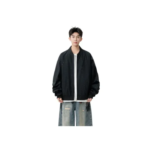 BAOMIKA Black Baby'S Breath Унисекс Куртки