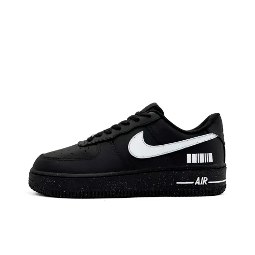 Nike Air Force 1 Mianying Low Скейтборд Кроссовки Унисекс Черный Белый