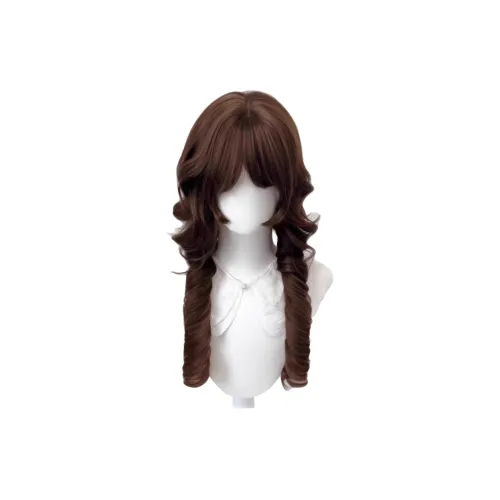 Northward Incline Jellyfish Head Double Ponytail Curl Women's Wig High Temperature Yarn