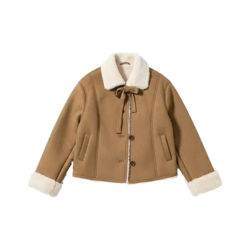 INNI Коричневый Женский Пуховик