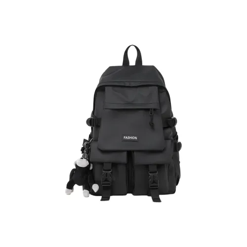 PT'SON Oxford Backpack Unisex Black