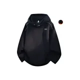 Черный с флисовой подкладкой