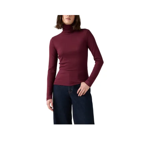 Levis Женские Свитеры Бордового Цвета