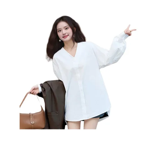Wbwq Белые Женские Рубашки