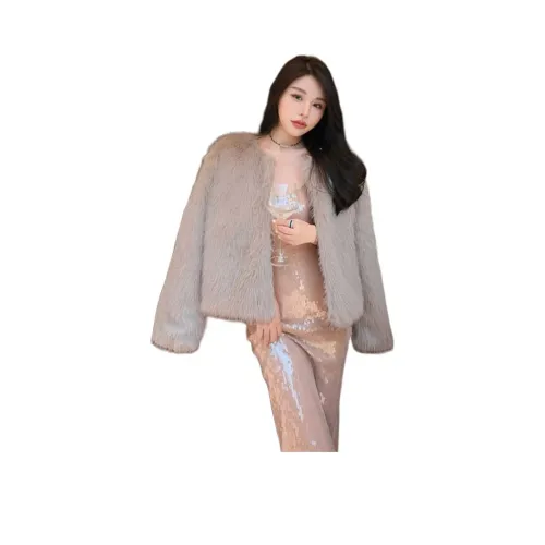 Langqing Velvet Feel Пальто Женское