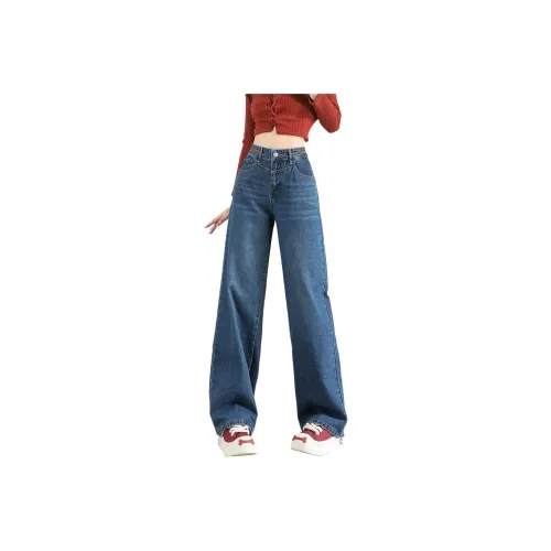 Tonlion Medium Blue Women's Jeans Тонлион Средне-синие Женские Джинсы