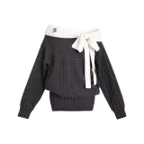 Серое платье