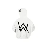 Белый с флисовой подкладкой -- Jiahao Three с принтом