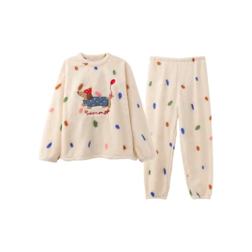 XIAOMENGMENGZHIYUE Пижамный комплект женский