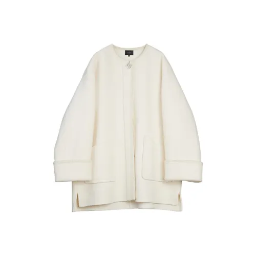 ELLE Экрю Женское Пальто