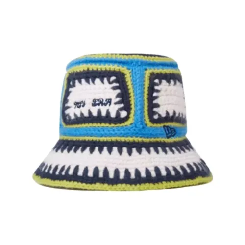 New Era Collaboration Акриловые панамы унисекс Белый Темно-синий